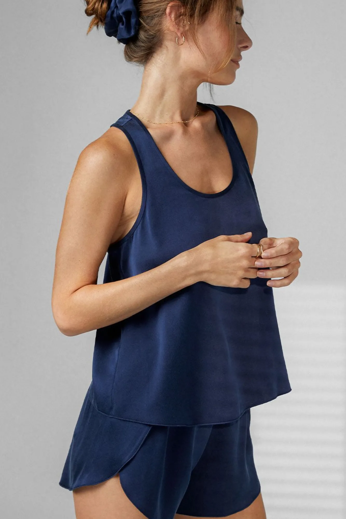 Amour Vert Lunya Washable Silk Tulip Back Set- Loungewear