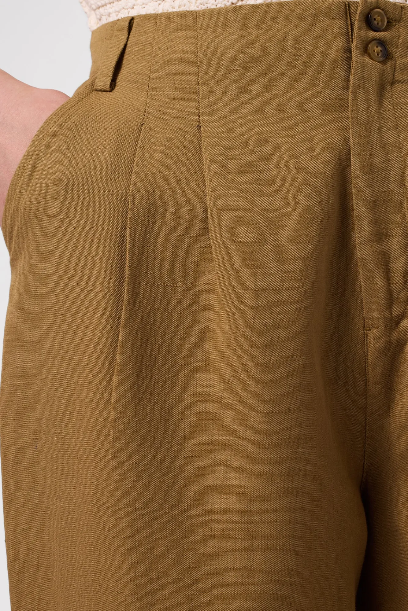 Amour Vert Larisa Cotton Linen Pant- Clearance