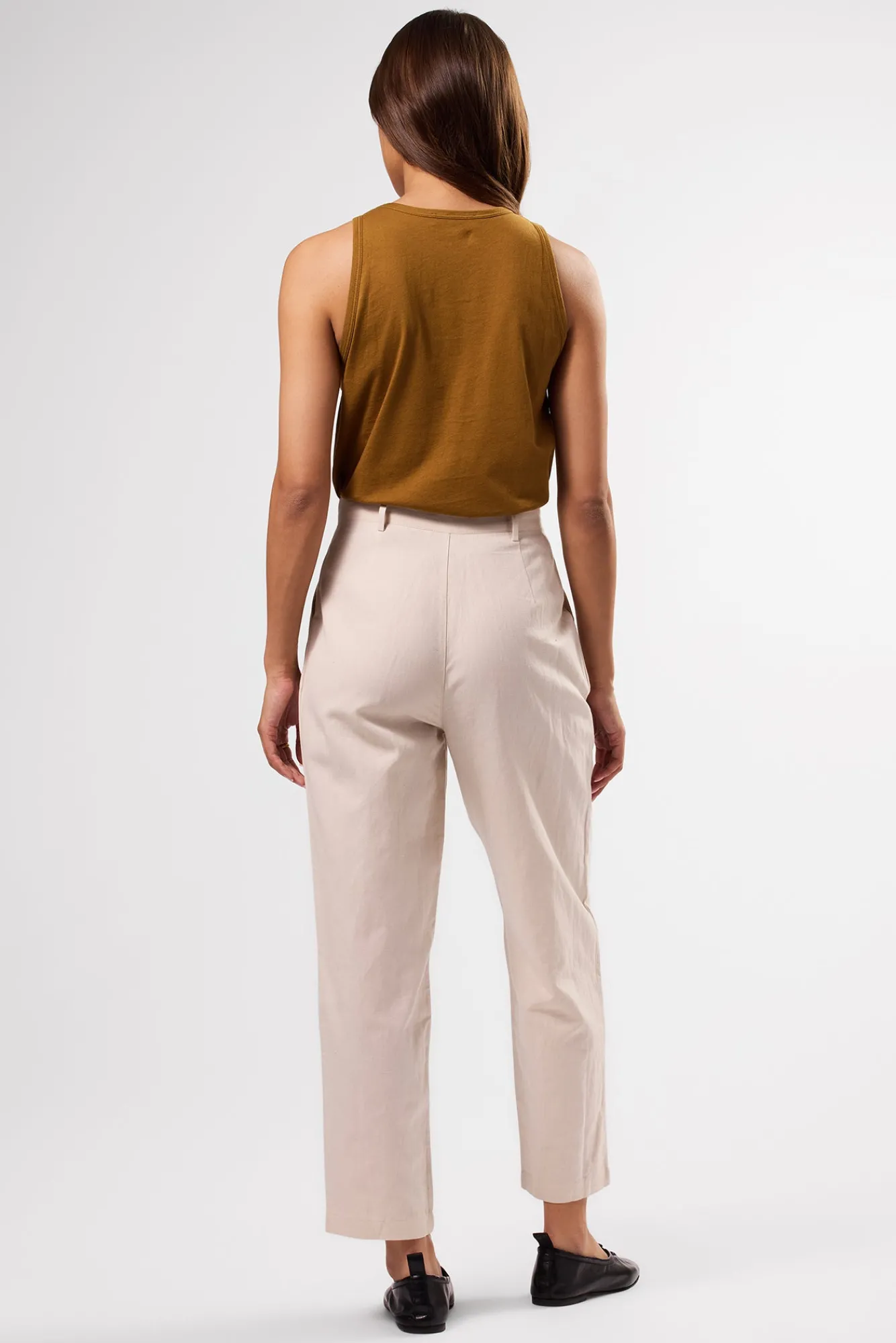 Amour Vert Larisa Cotton Linen Pant- Clearance