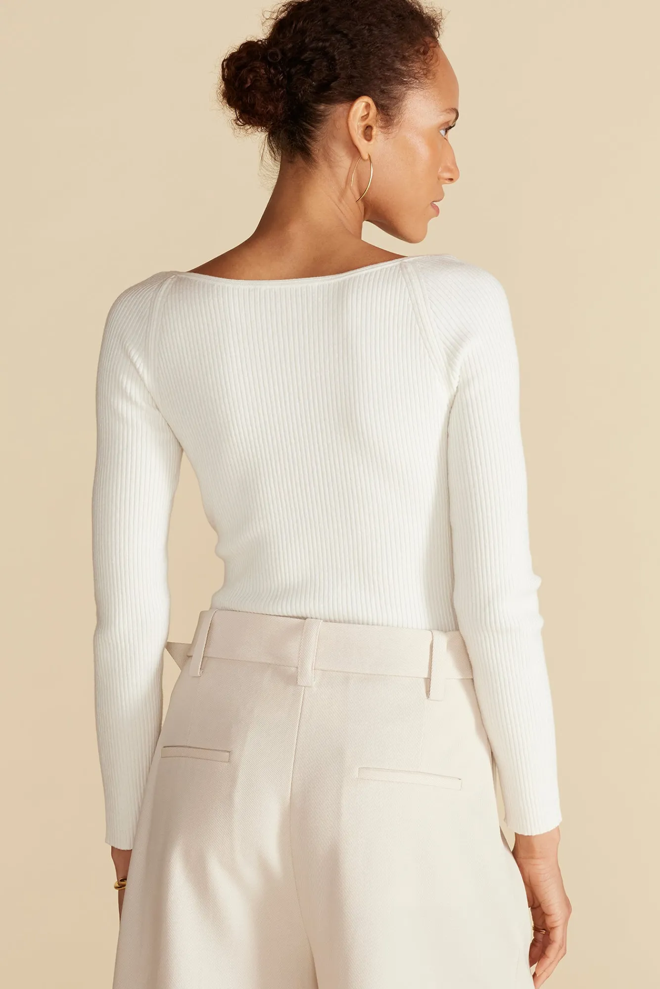 Amour Vert Maelle Square Neck Sweater- Sweaters & Cardigans|Tops