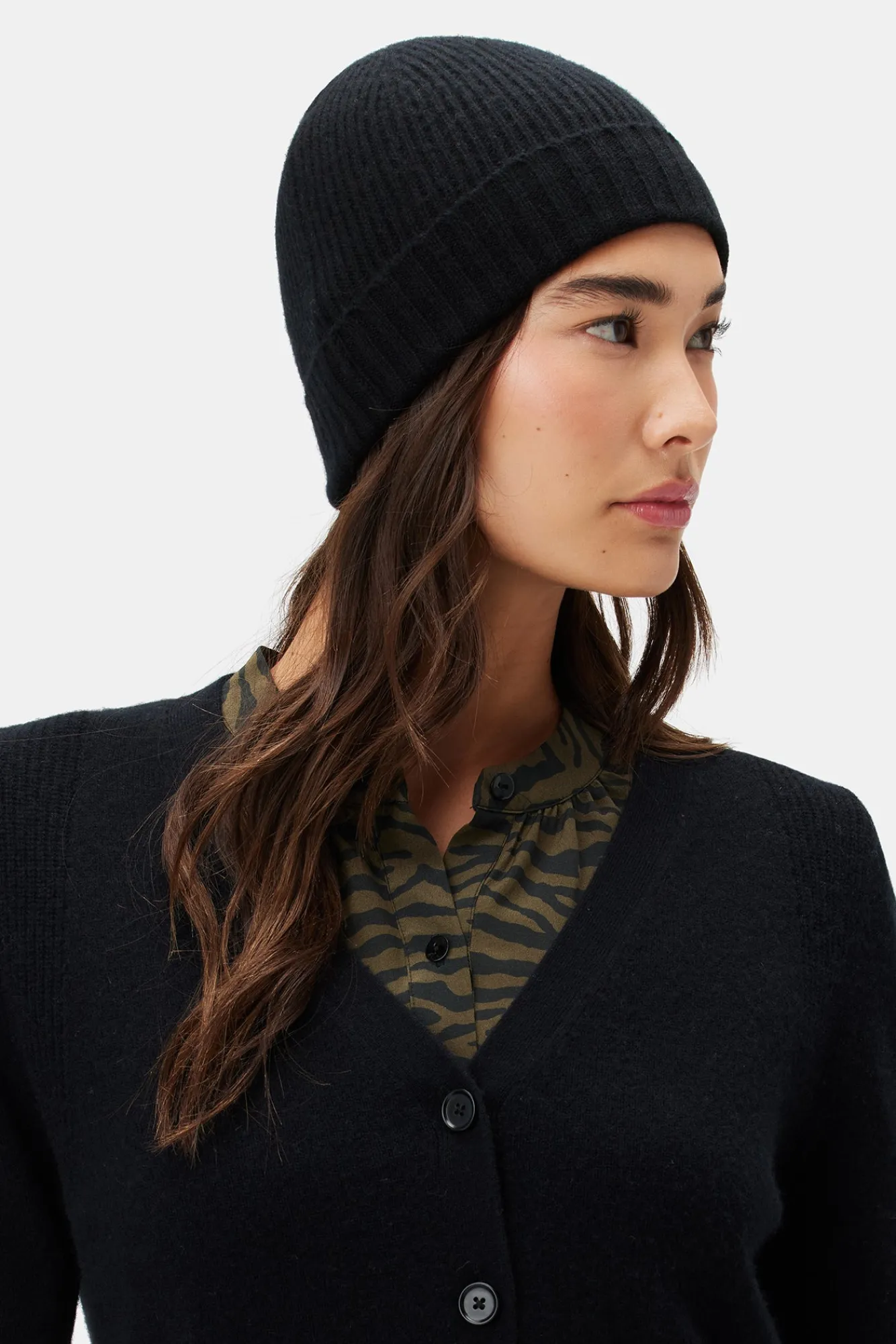 Amour Vert Colby Cashmere Beanie- Scarves|Clearance